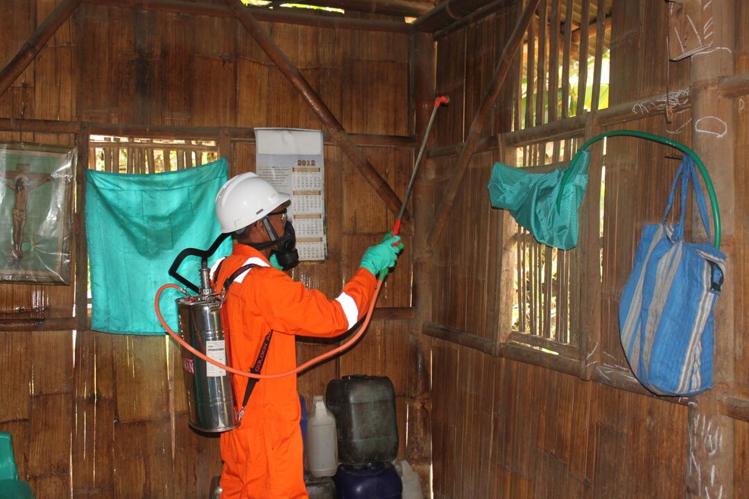 Indoor Residual Insecticidal Spraying (IRS):