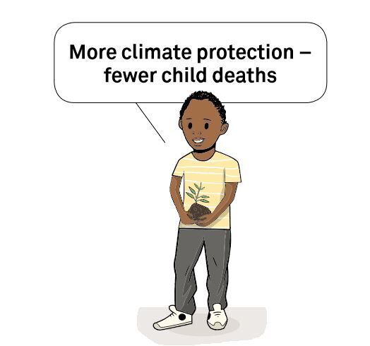 More climate protection - fewer child deaths